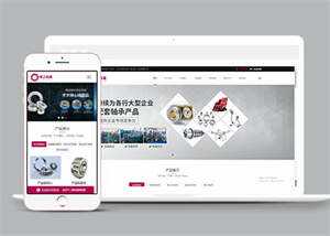 机械生产厂家类网站前端模板 - 阿泽资源网