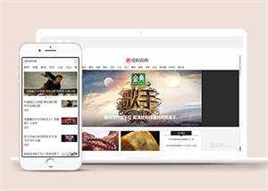新闻资讯时尚杂志类网站模板源码 - 阿泽资源网
