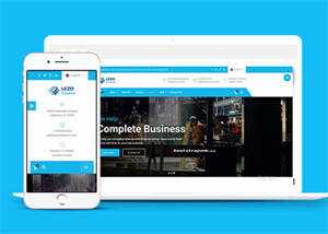 金融投资类Bootstrap模板下载 - 阿泽资源网