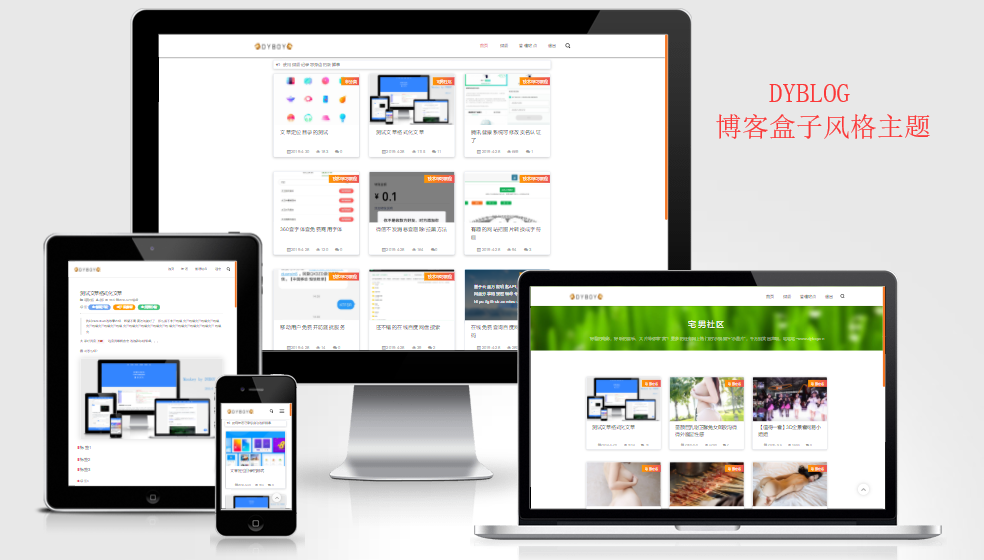 Emlog主题-DYBLOG 个人博客主题模版 - 阿泽资源网