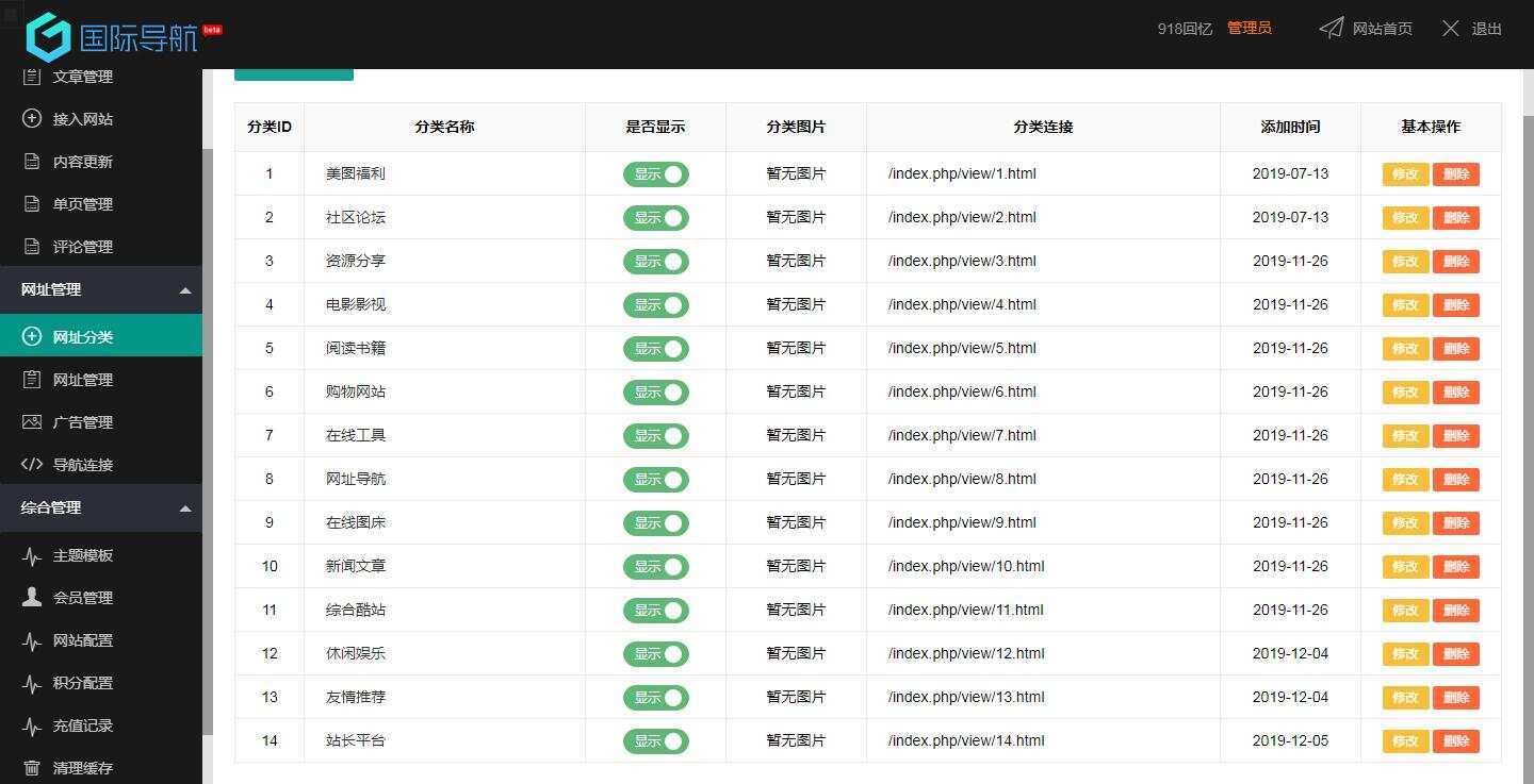 图片[2] - 918国际导航免费分享一款简洁模板+整站程序+数据打包 - 阿泽资源网