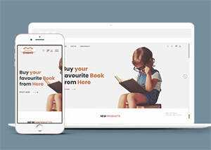 儿童书籍网上商店HTML5模板下载 - 阿泽资源网