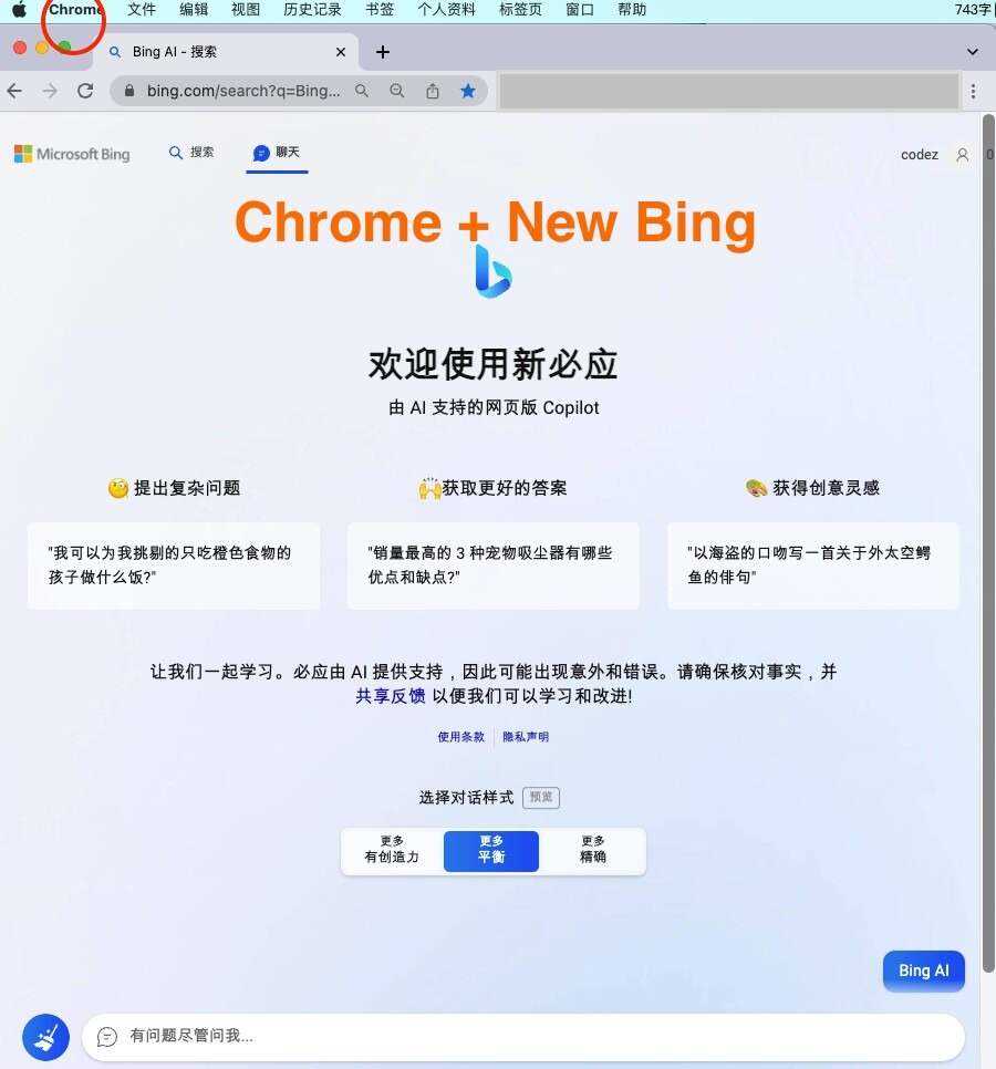 微软New Bing完美聊天机器人源码，支持ChatGPT提示词 国内可用，基本兼容微软 Bing AI 所有功能 - 阿泽资源网