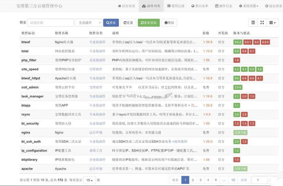 2023 宝塔面板第三方云端源码1.9版本 - 阿泽资源网
