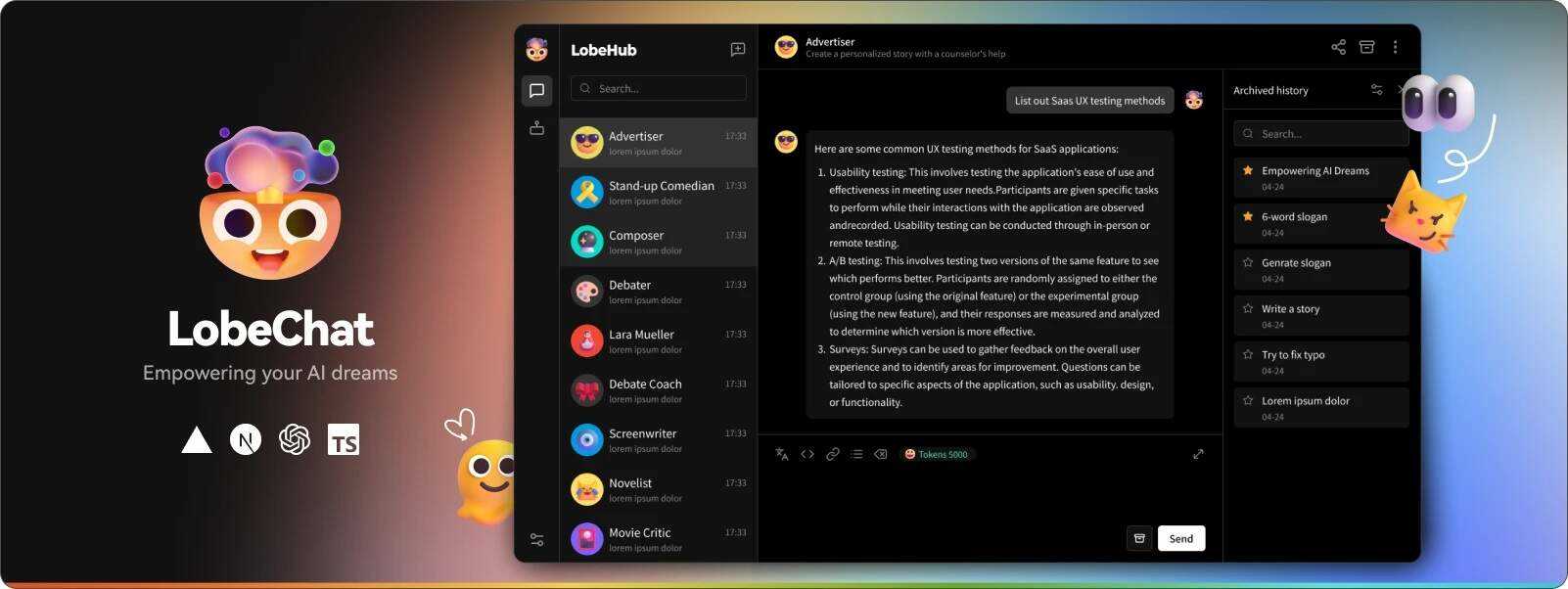 LobeChat 开源的的高性能 ChatGPT 网页应用程序 - 阿泽资源网
