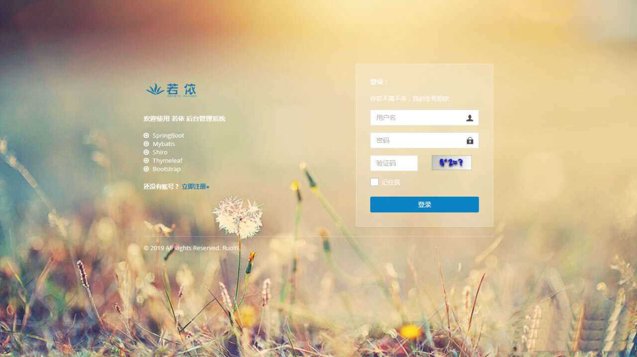 图片[4] - RuoYi若依管理系统最新版 基于SpringBoot的权限管理系统 - 阿泽资源网