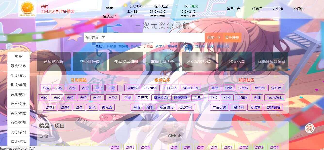 图片[2] - 精美网址导航及热点热搜影视排行榜源码 - 阿泽资源网