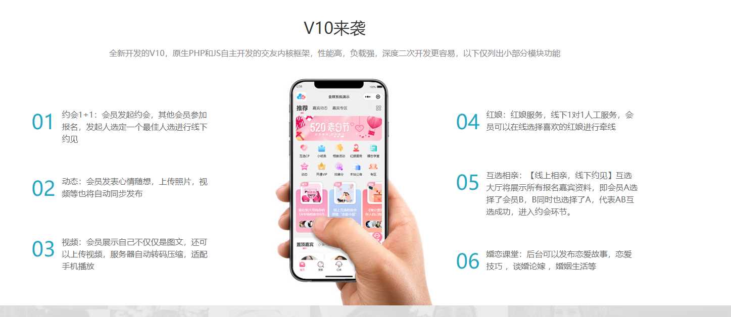 图片[2] - 新版婚恋相亲交友系统V10.2 超大型婚恋社交、相亲、征婚、互动系统，继承了此前O2O、SNS及B2C的优秀特点 - 阿泽资源网
