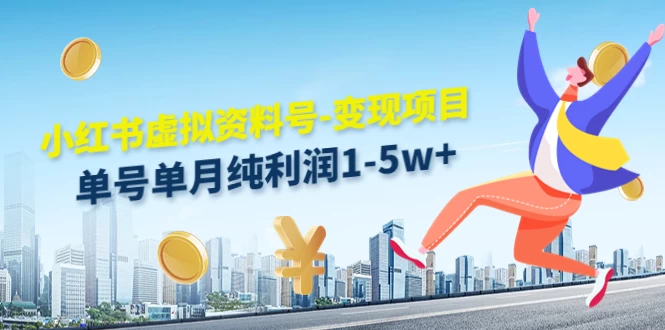 虚拟资料号变现项目，单月单号纯利润1W+，实操玩法分享 - 阿泽资源网