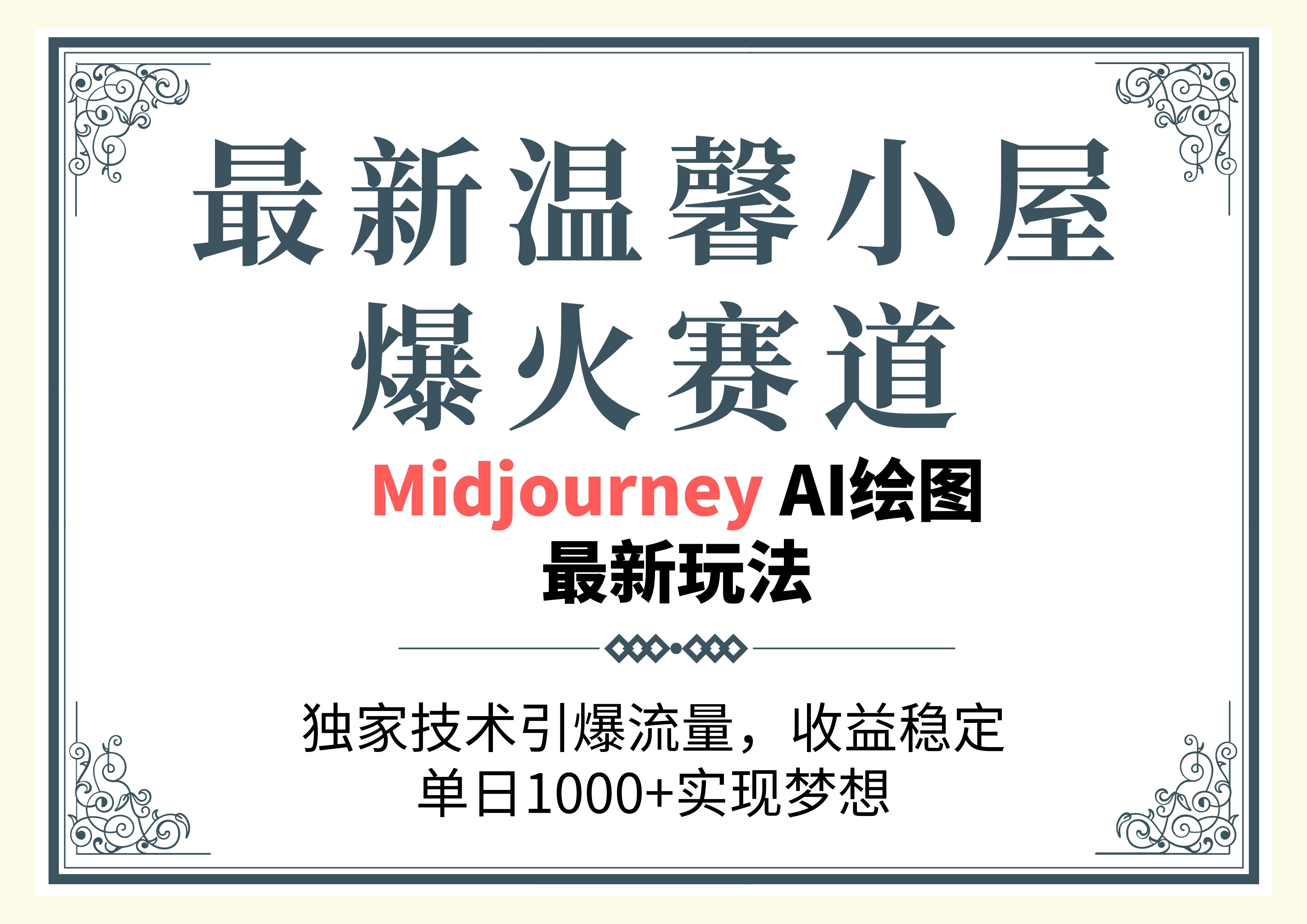 最新温馨小屋爆火赛道,独家技术引爆流量,收益稳定,单日1000+实现梦想 - 阿泽资源网