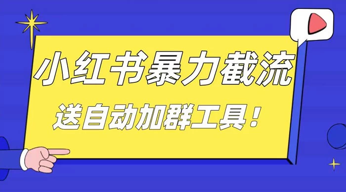 小红书截流引流大法，简单无脑粗暴，日引 20-30 个高质量创业粉 - 阿泽资源网