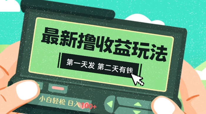 2024 最新撸视频收益玩法，第一天发，第二天就有钱 - 阿泽资源网