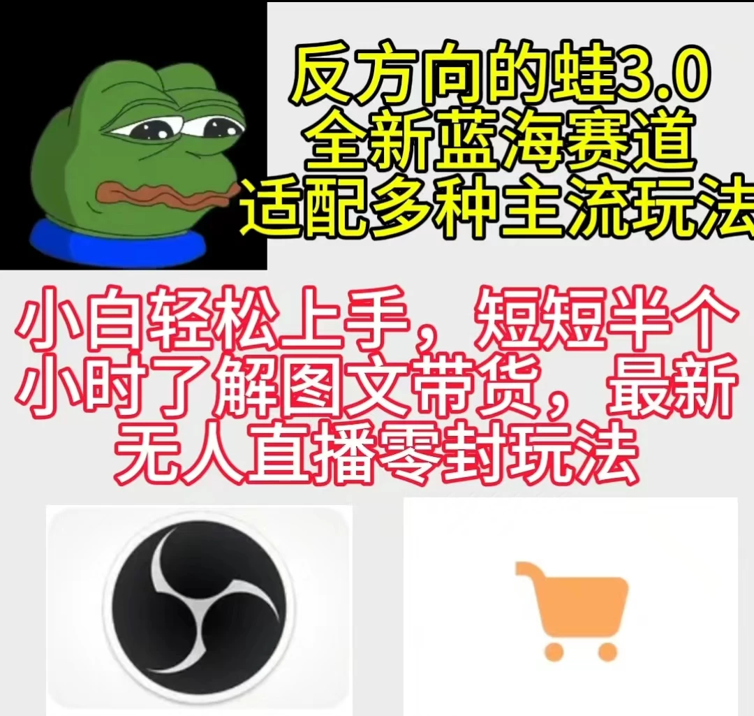 反方向的蛙3.0 图文最新玩法 隐身各种主流项目 新手小白轻松上手 日入2000+ - 阿泽资源网